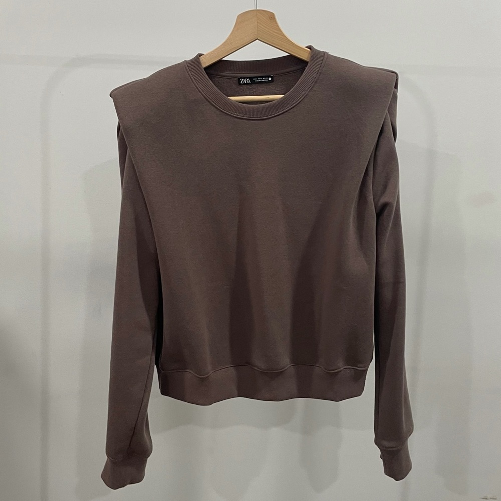 Zara taupe sweatshirt - Picture 12 of 13